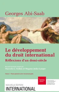 Le développement du droit international