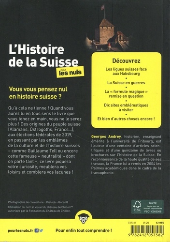 Histoire de la Suisse pour les nuls