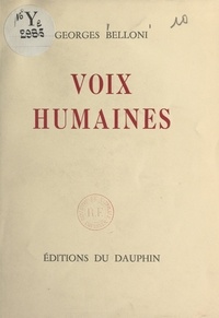 Georges Belloni - Voix humaines.
