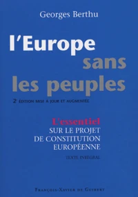 L'Europe sans les peuples
