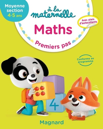 Maths MS 4-5 ans à la maternelle. Premiers pas  Edition 2019