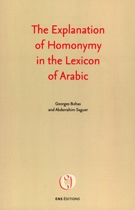 The Explanation of Homonymy in the Lexicon of Arabic.pdf