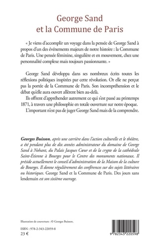 George Sand et la Commune de Paris. Des jours sans lendemain