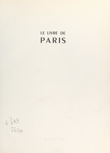 Le livre de Paris