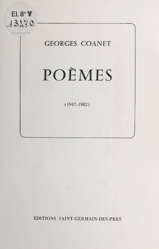 Poèmes : 1947-1982