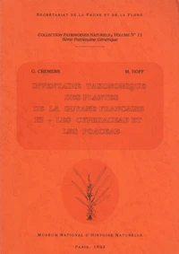 Inventaire taxonomique des plantes de la Guyane française