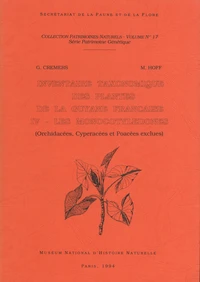 Inventaire taxonomique des plantes de la Guyane française