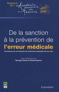 De la sanction à la prévention de l'erreur médicale