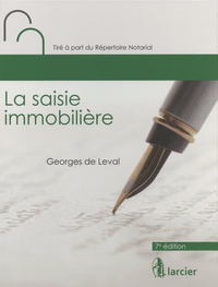 Georges de Leval - La saisie immobilière.