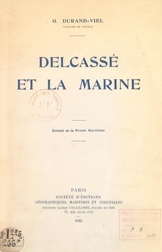 Delcassé et la Marine