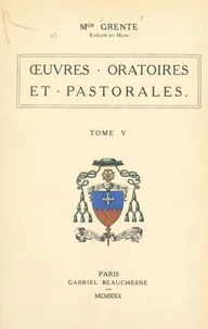 Œuvres oratoires et pastorales (5)