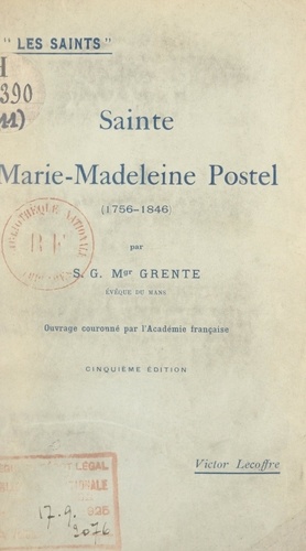 Sainte Marie Madeleine Postel (1756-1846)