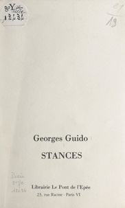 Georges Guido - Stances.