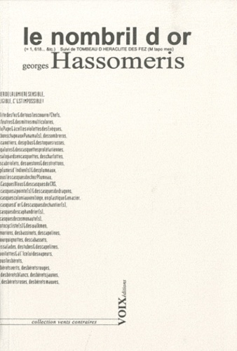 Georges Hassomeris - Le nombril d'or.