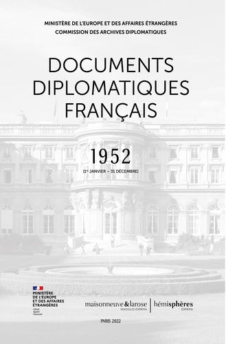 Documents diplomatiques français. 1952