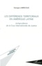 Georges Labrecque - Les différends territoriaux en Amérique latine - Jurisprudence de la Cour internationale de Justice.