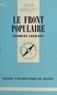 Georges Lefranc - Le Front Populaire (1934-1938).