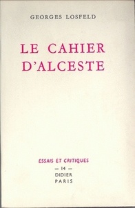 Georges Losfeld - Le Cahier d'Alceste.