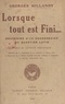 Georges Millandy et  Collectif - Lorsque tout est fini... - Souvenirs d'un chansonnier du Quartier latin.