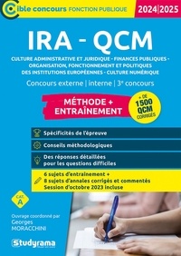 Georges Moracchini - IRA - QCM Entraînement - Concours externe, interne, 3e concours.
