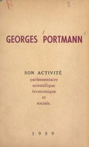 Georges Portmann, sénateur de la Gironde