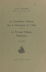 Les consultations politiques dans le département de l'Allier