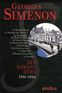 Ebook à téléchargement gratuit pour kindle Les romans durs  - Volume 1, 1931-1934 CHM (French Edition)