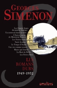 Téléchargez des ebooks gratuitement en anglais Les romans durs  - Volume 8, 1949-1952 par Georges Simenon (Litterature Francaise)
