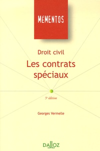 Georges Vermelle - Les contrats spéciaux - Droit civil.