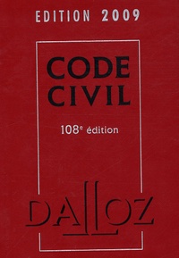 Georges Wiederkehr et Xavier Henry - Droit civil 2009 - Coffret en 2 volumes : Code civil 2009, Lexique des termes juridiques. 1 Cédérom