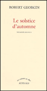 Le solstice d'automne