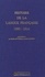 Histoire de la langue française. 1880-1914