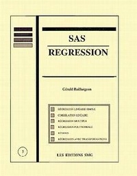 Gérald Baillargeon - SAS - Régression.