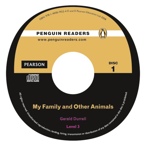 Gerald Durrell - My family and other animals level 3 audio CD pack.