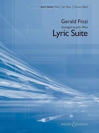 Gerald Finzi - Lyric Suite - Wind band. Partition et parties..