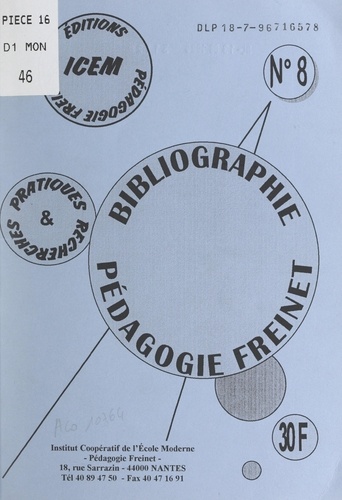 Bibliographie pédagogie Freinet