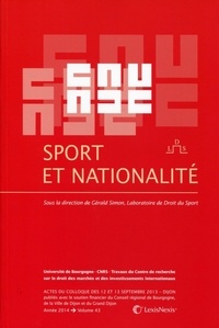 Gérald Simon - Sport et nationalité.