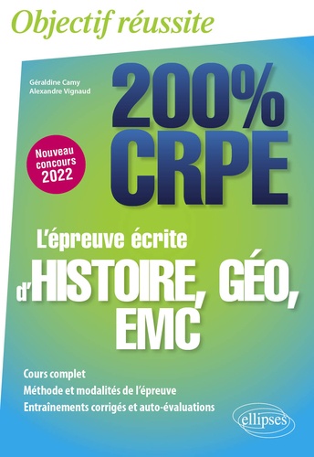 L'épreuve écrite d'histoire, géo, EMC  Edition 2022