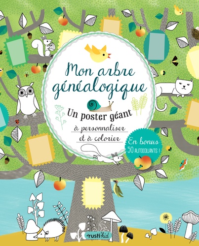 Géraldine Cosneau - Mon arbre généalogique - Un poster géant à personnaliser et à colorier.