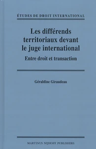 Les différends territoriaux devant le juge international