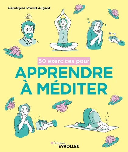 Couverture de 50 exercices pour apprendre à méditer