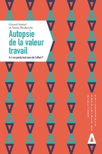 Gérard Amicel et Amine Boukerche - Autopsie de la valeur travail - A-t-on perdu tout sens de l'effort ?.