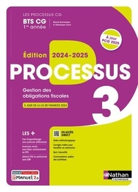 Gérard Antitomaso et Dominique Clerc - Processus 3 Gestion des obligations fiscales BTS CG 1e année - Livre + Licence.