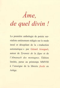 Ame, de quel divin !