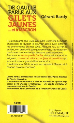 De Gaulle parle aux gilets jaunes... et à Macron