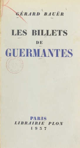 Les billets de Guermantes