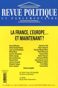 La France, l'Europe... et maintenant ?