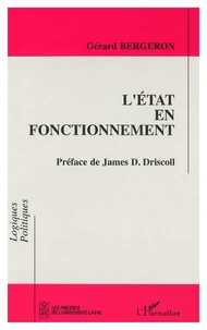 L'ETAT EN FONCTIONNEMENT