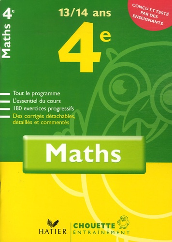Gérard Bonnefond - Mathématiques 4e - 13-14 Ans.