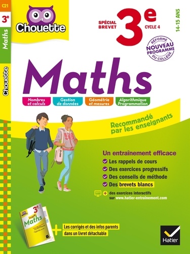 Gérard Bonnefond et Daniel Daviaud - Maths 3e Cycle 4.